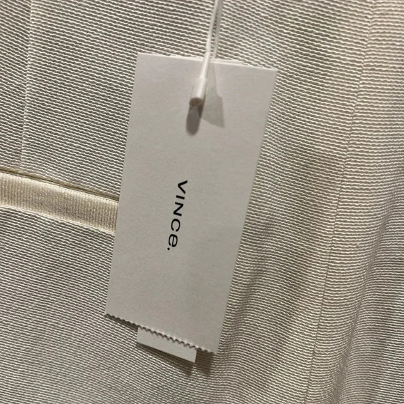 VINCE High Waisted Tailored Short Women’s Size 8 Cream/Off White NWT - Picture 6 of 7